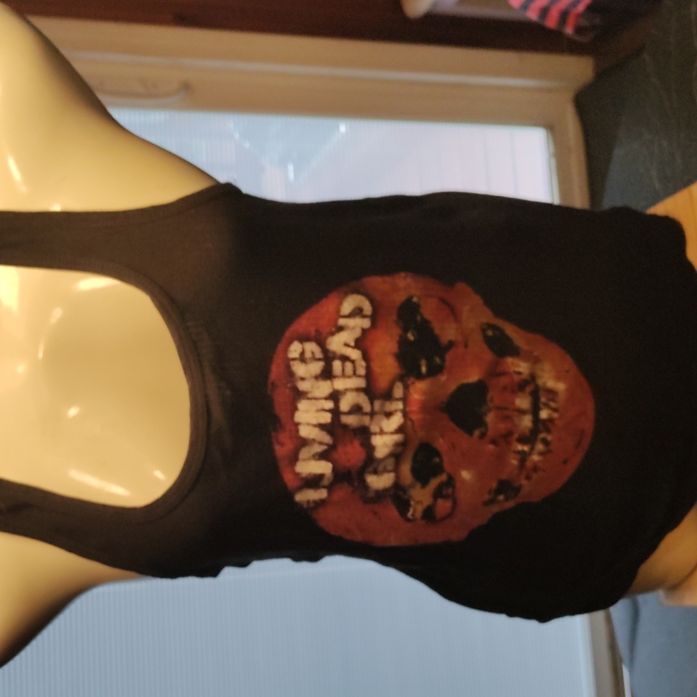 Living Dead girl Rob zombie racer back tank top